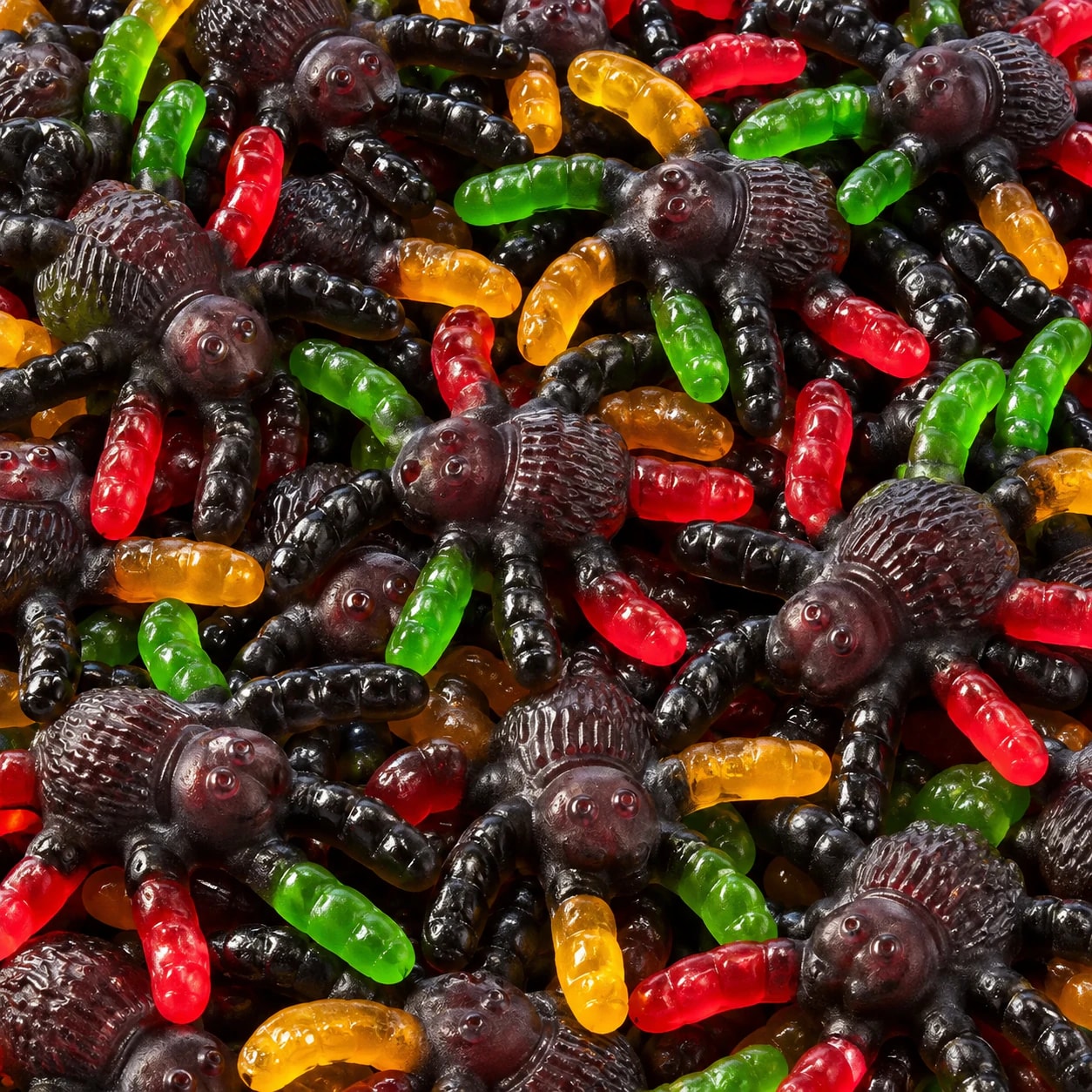 Bonbons araignées gélifiées Trolli