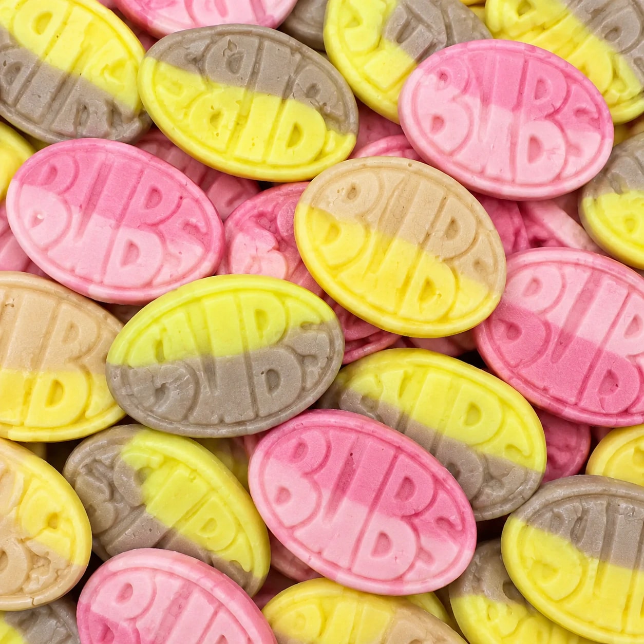 Abondance de bonbons BUBS végans