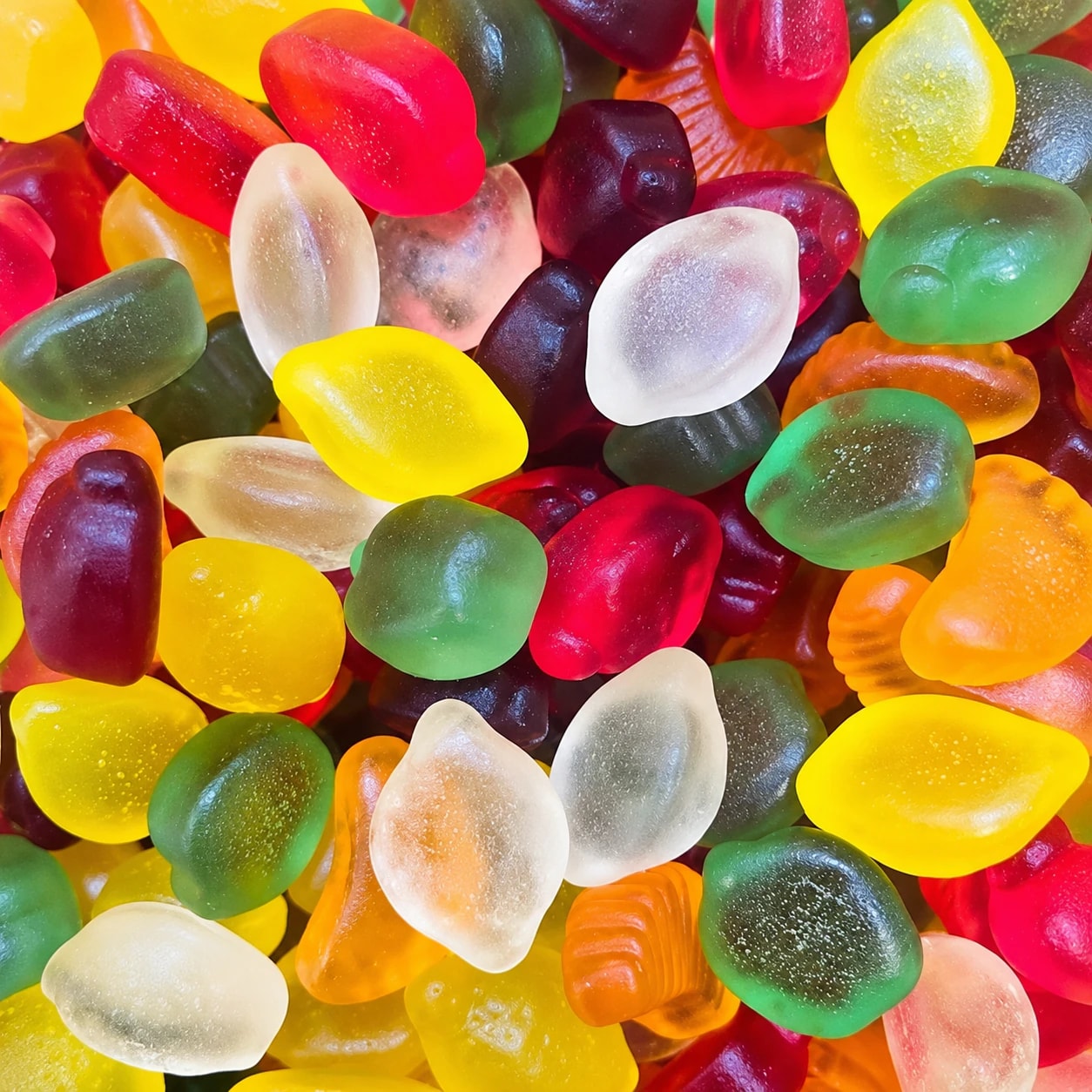 Gélifiés Frisia sans sucre, multicolores