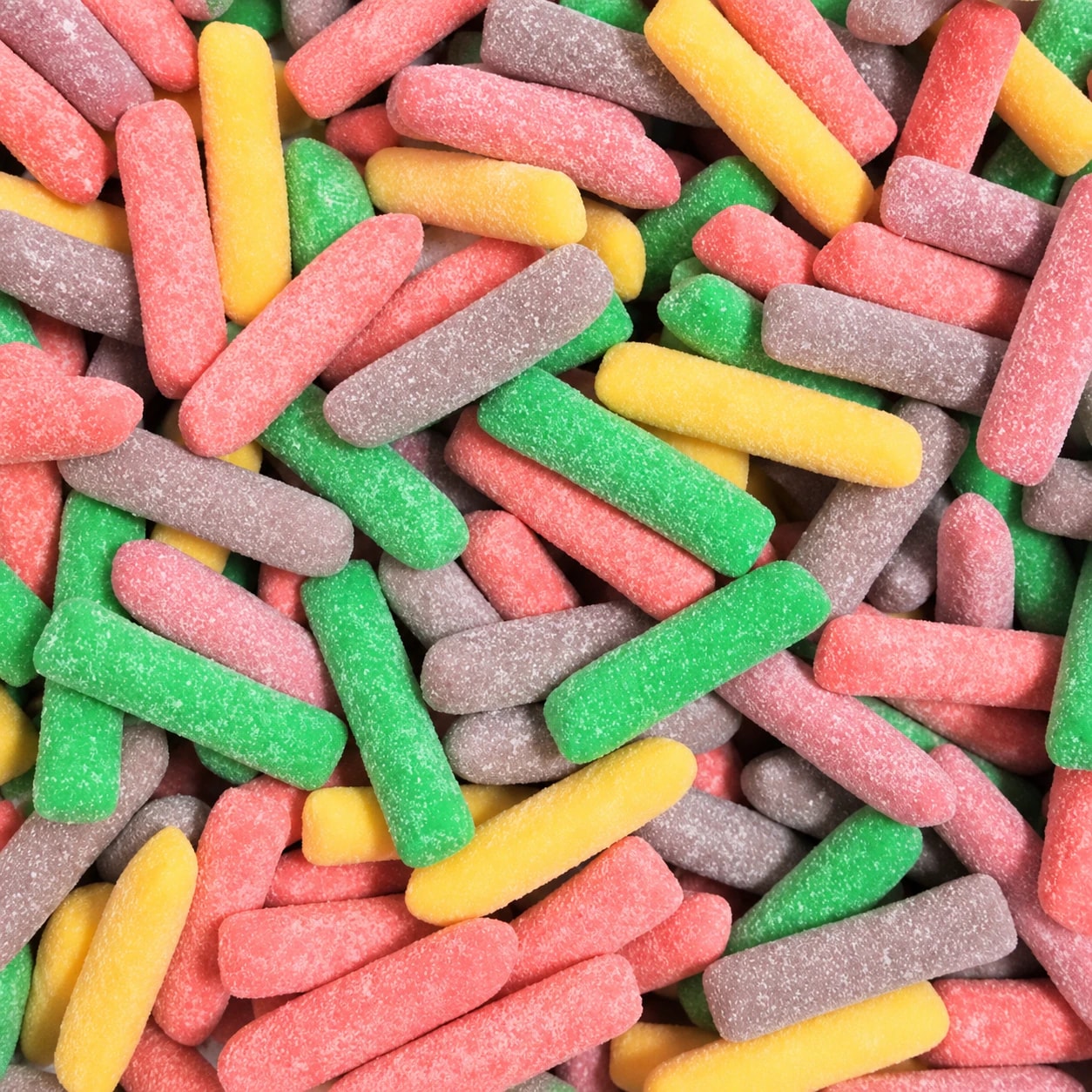 Bâtonnets Hitschies acides multicolores