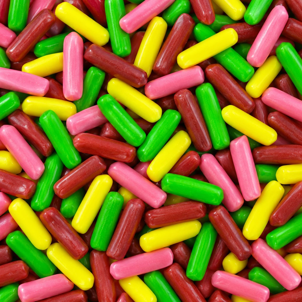 Bâtonnets Hitschies lisses multicolores