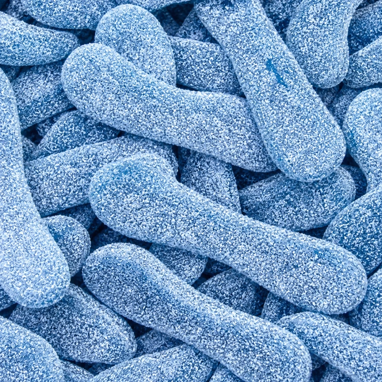 Langues bleues acidulées Frisia, en abondance